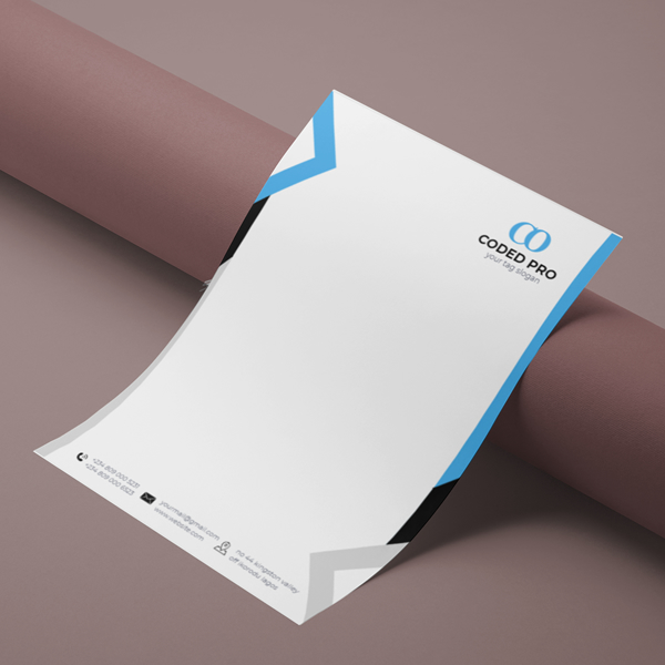 Single sided letterhead - creative studio - SMART PRINT