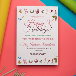 Greeting Card Printing and Design Services In Lagos