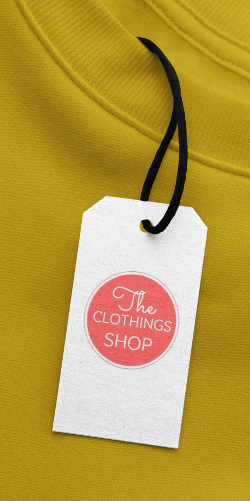 Clothing Tag Labels - Get a personalized clothing tag or label design print